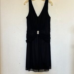Elegant Black Sleeveless Dress by Cachet